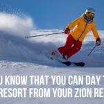 did you know that you can day trip to a ski resort from your zion resort