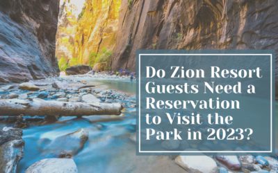 Do Zion Resort Guests Need a Reservation to Visit the Park in 2023?