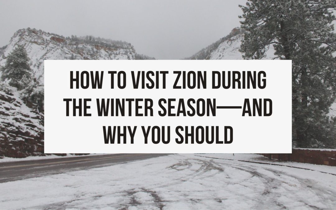 How to Visit Zion During the Winter Season—And Why You Should
