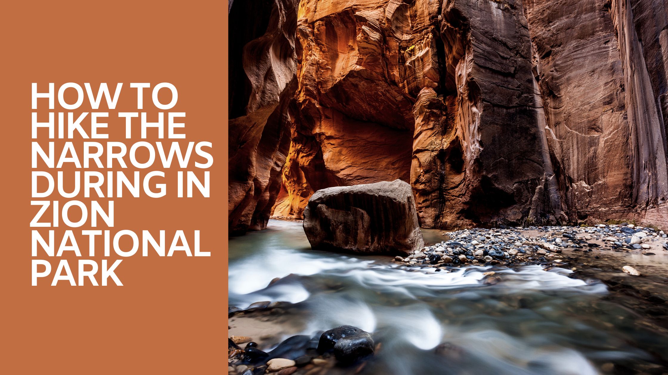 how to hike the narrows during in zion national park