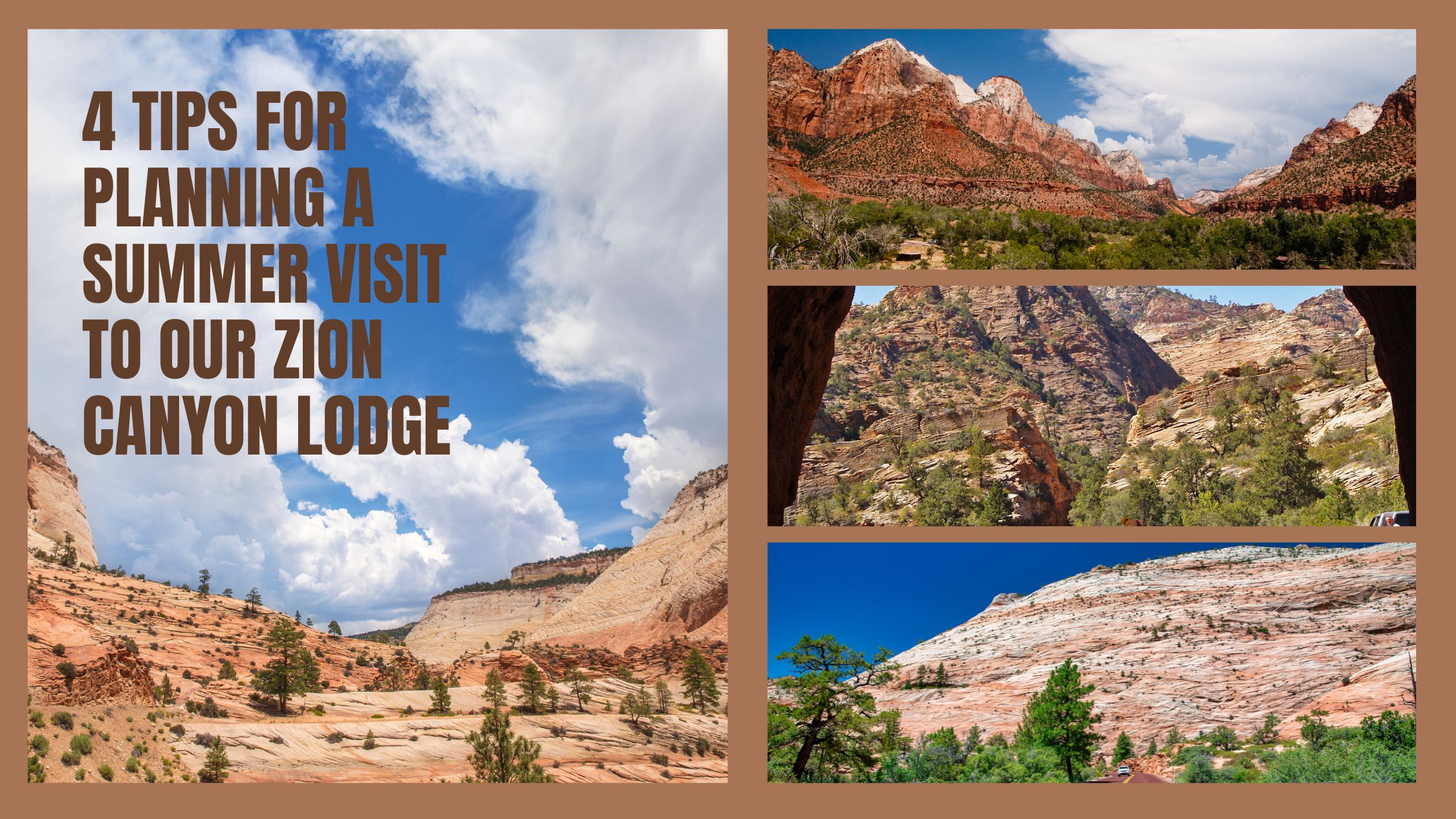 4 tips for planning a summer visit to our zion canyon lodge