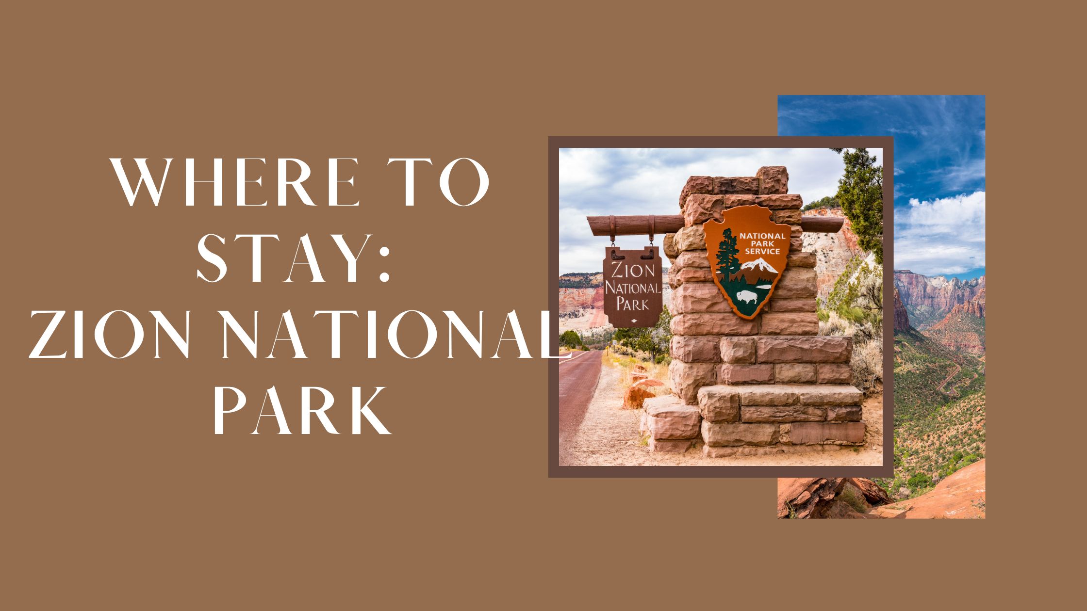 where to stay zion national park