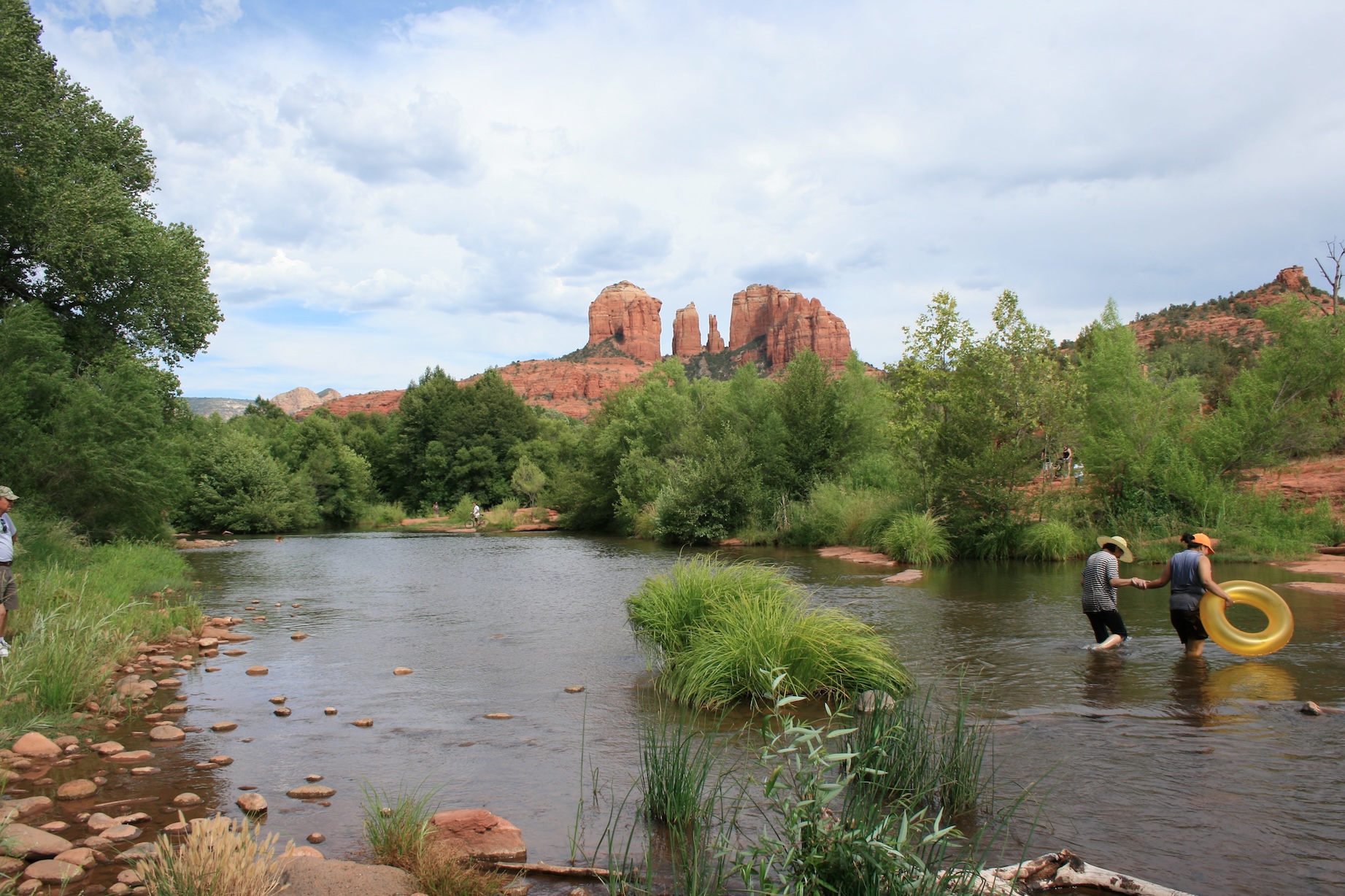 water hike in zion national park