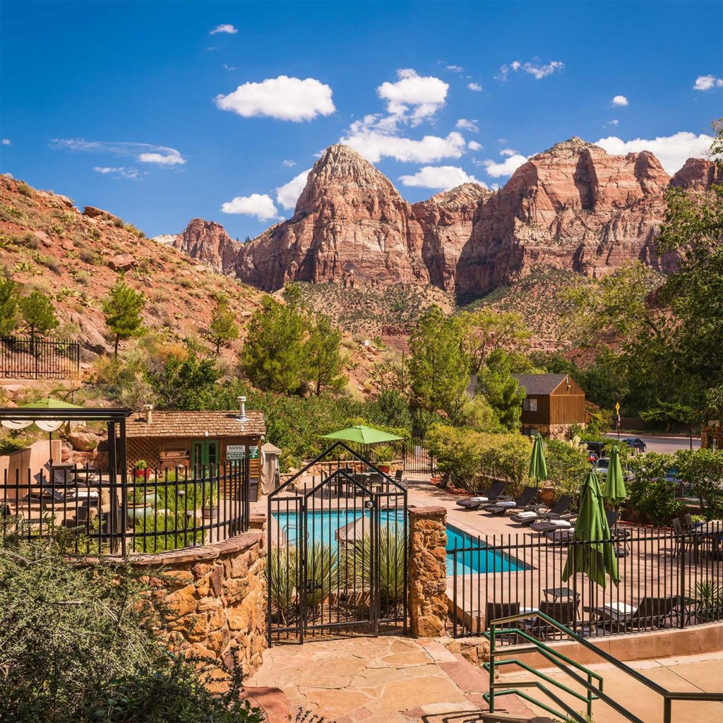 Poolside Fitness and Yoga in Zion